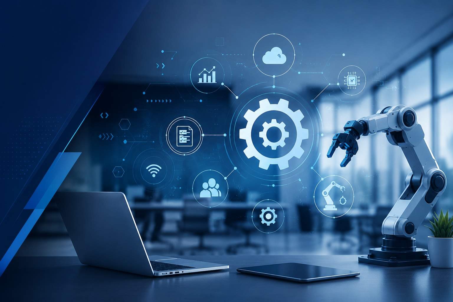 Understanding the Role of Automation in Modern Businesses title banner